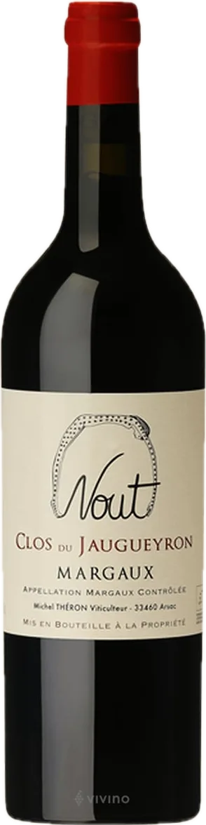 The bottle of Nout Margaux
