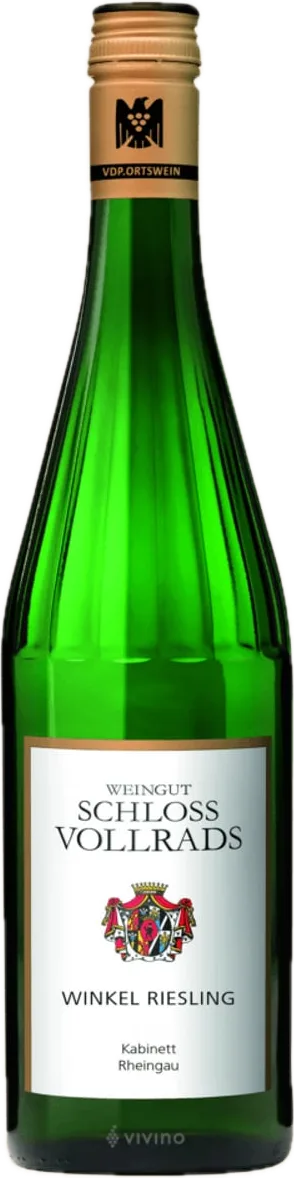 The bottle of Weingut Schloss Vollrads Reisling